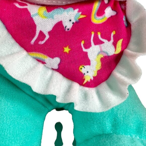My Sweet Love 10" Soft Baby Doll Pacifier Butterfly Unicorn Bib Blue Vinyl Face - Picture 3 of 11